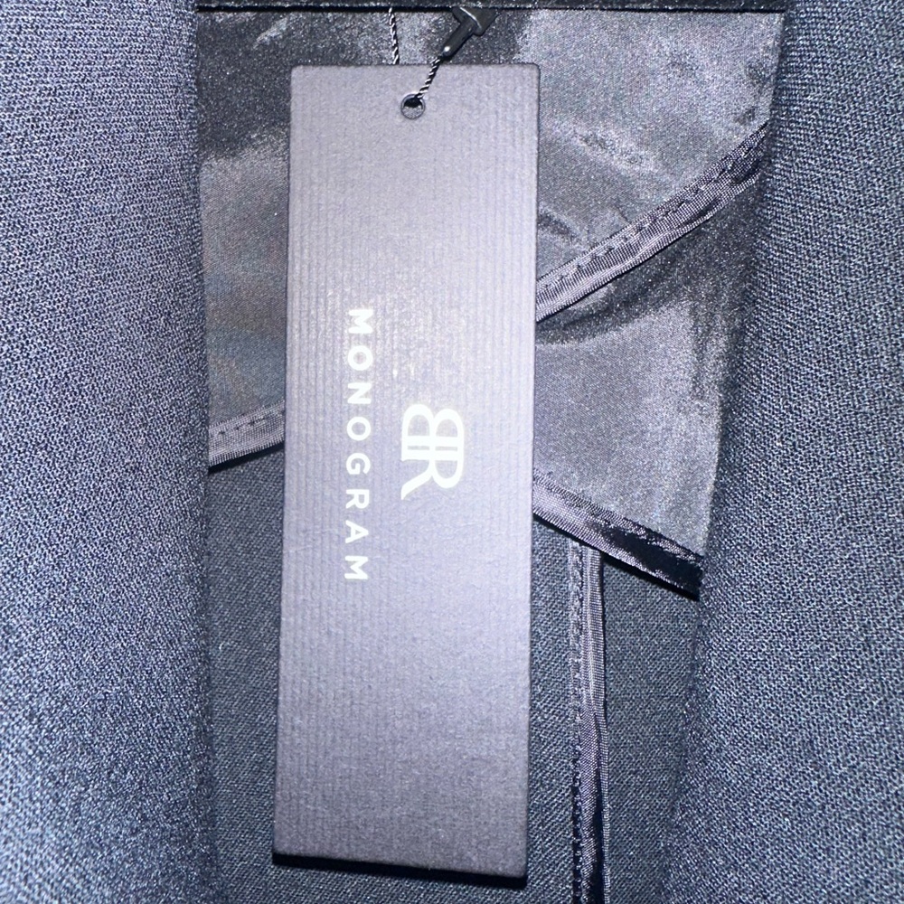 BR Monogram Women's Black Blazer - Picture 4 of 9